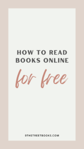 Read more about the article How to Read Books Online for Free