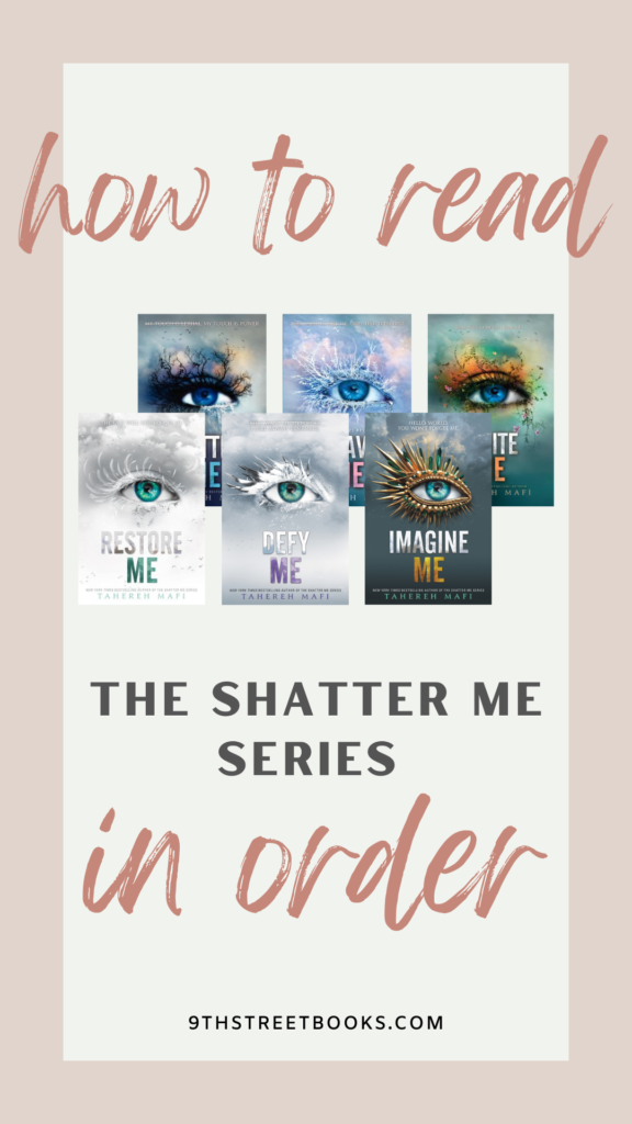 Pinterest post reading: How to read the Shatter Me series in order