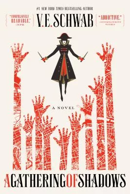 The cover of A Gathering of Shadows by V. E. Schwab