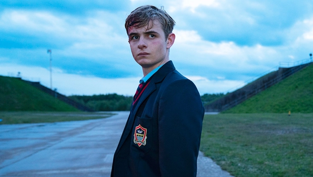 Otto Farrant as Alex Rider in the TV show.